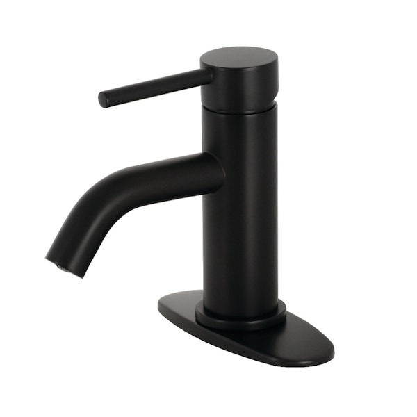 Fauceture LSF8220DL Single-Handle Bathroom Faucet with Push Pop-Up, Matte Black LSF8220DL - main